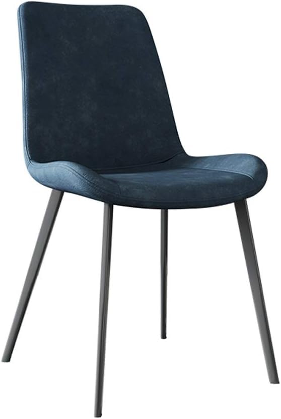 Chaises de salle à manger bleues confortables pour coin maquillage et espace de négociation