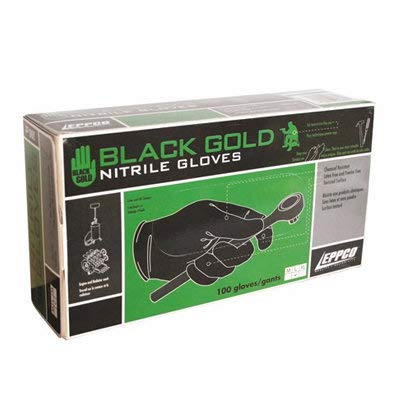 Black Nitrile Gloves - 4mil - Powder & Latex Free - Case of 10 Boxes (Large) Black Nitrile Gloves - 4mil - Powder & Latex Free - Case of 10 Boxes (Large)
