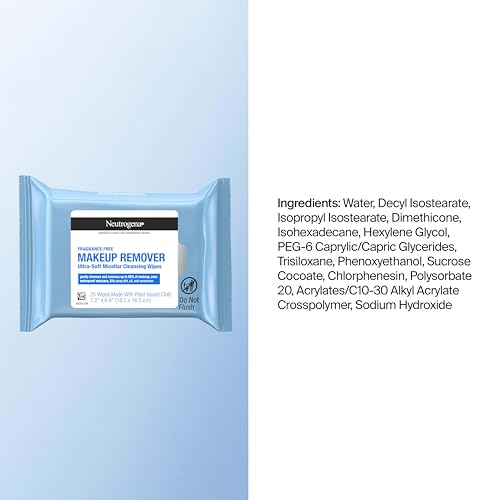 Neutrogena Makeup Remover Wipes, Fragrance-Free, 25 Ct - image 8