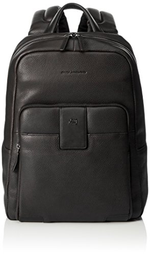 Fabrizio Zaino Casual Nero | Leggero Con Multipli Scomparti E Cerniere