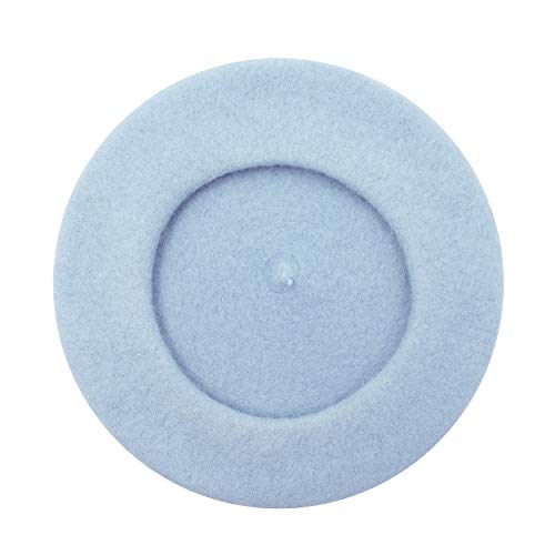 Image of Klong Women Wool Beret Hat French Style Solid Color