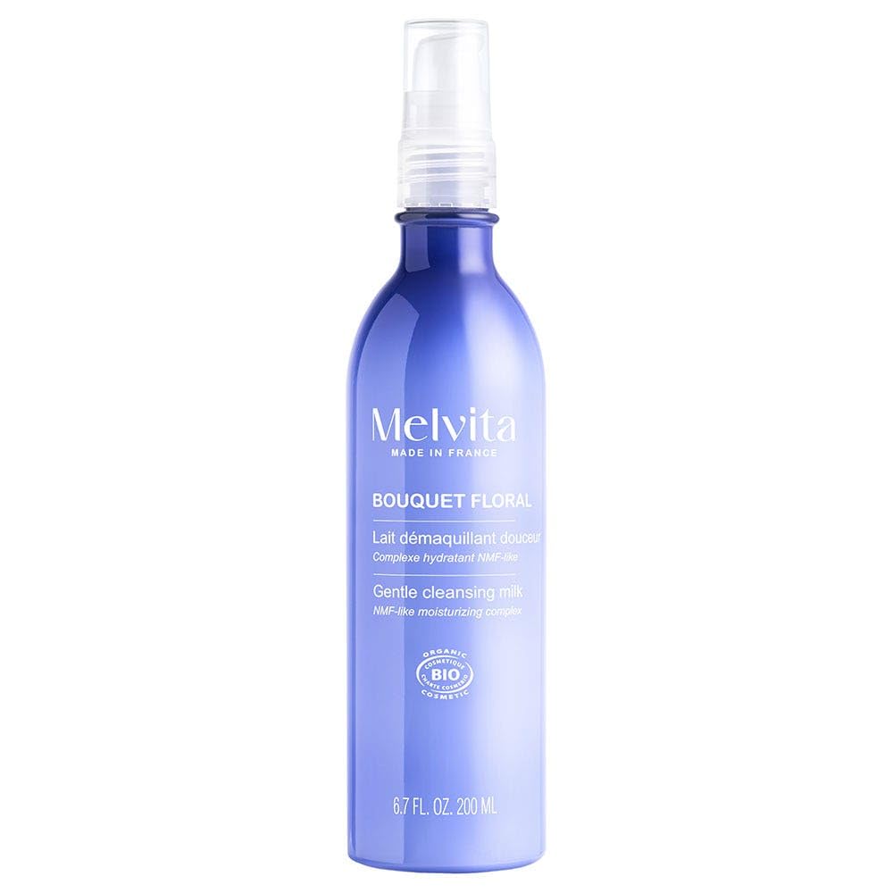 Melvita Purple 8Fz0042 Bouquet Floral Detox Lait Demaquillant Douceur 200 Ml For Adults, Made For Everyday Use, 200 Ml