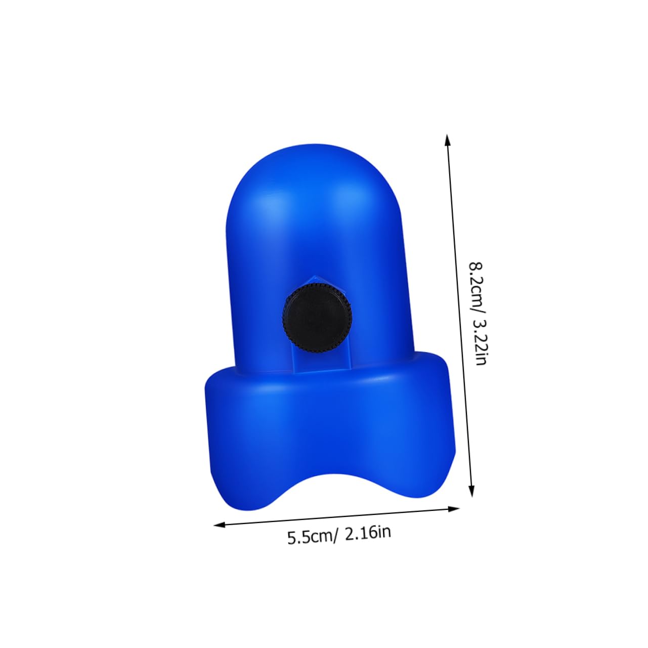 BESTonZON 2pcs Trampoline Enclosure Pole Caps Thickened Rubber Protection for Safety Cover Easy Installation Trampoline Accessories for Net Hook Compatibility