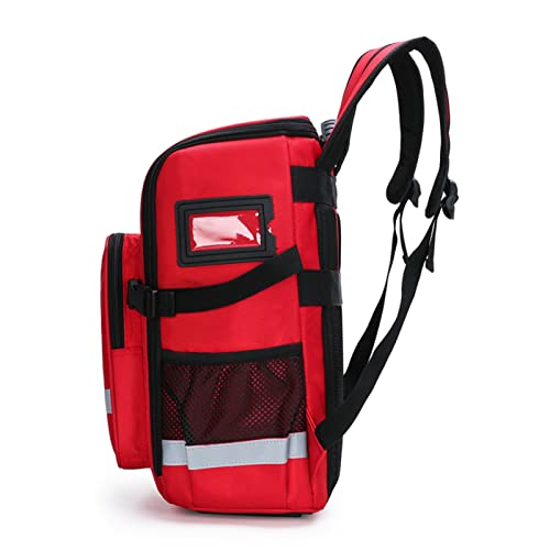 First Responder Bag, Emergency Trauma Bag with Detachable Dividers for EMT, Nurses, Tactical Medics,