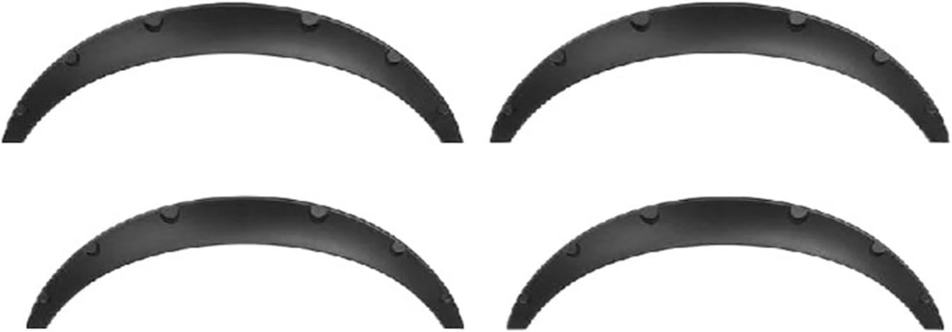 Car Wheel Arch 4pcs Car Accessories Car Wheel Fender Flares Polyurethane Black Universal Wheel Arches Fender Flares