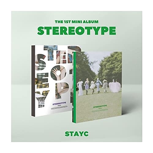 STAYC Stereotype 1st Mini Album Type B 1p Folding Poster On Pack+84p PhotoBook+1p Post+1p PhotoCard+1p Fragrance+1p Scratch+1p Special Card+Tracking