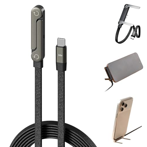 Sideways 2-in-1 Phone Charger & Stand Cable