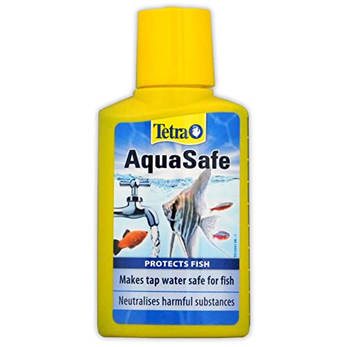 Tetra AquaSafe - Purificador de agua de calidad para acuarios de peces y naturales, neutraliza las sustancias nocivas en el agua del grifo, botella de 100 ml