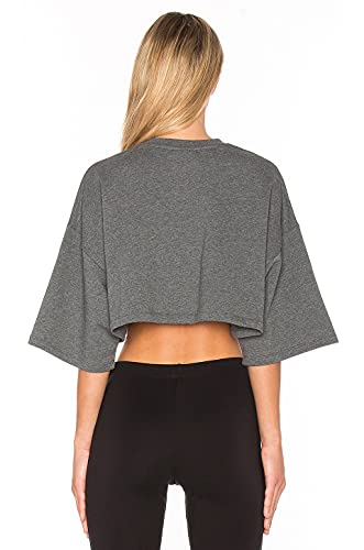 Image of Puma Women's Solid Slim Fit Crop Top