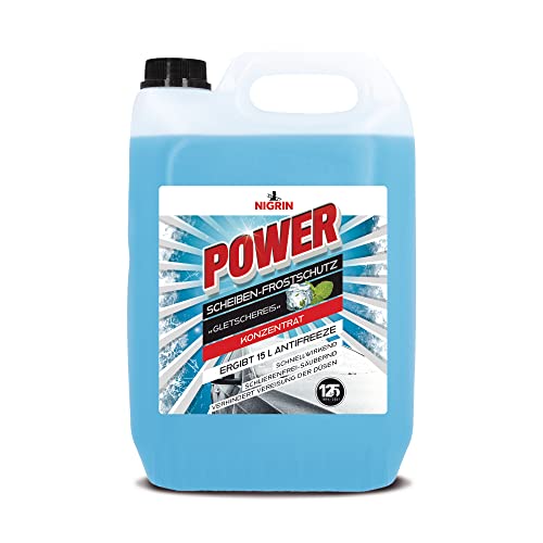 NIGRIN POWER Scheiben-Frostschutz Konzentrat Gletscherfrische | 5 Liter |...