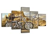 Motorcycle Canvas Wall Art for Living Room Bedroom Wall Decor Posters and Prints Pictures Gallery-Wr