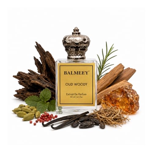 Image of Oud Woody Unisex Perfume | Long Lasting Eau De Parfum for Men & Women | Fresh Aquatic & Clean Fragrance | Premium Everyday Perfume | 50ml EDP