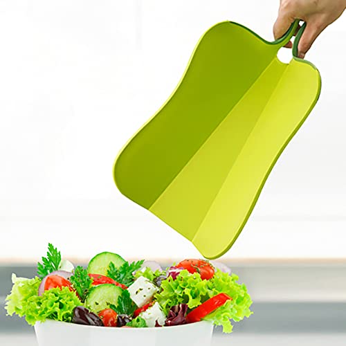 Planche à découper pliante plastique pour éviter les chutes d'aliments - 7