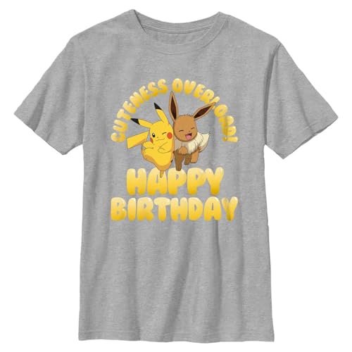 T-shirt Pokémon manches courtes enfant parfait pour l'école et le parc