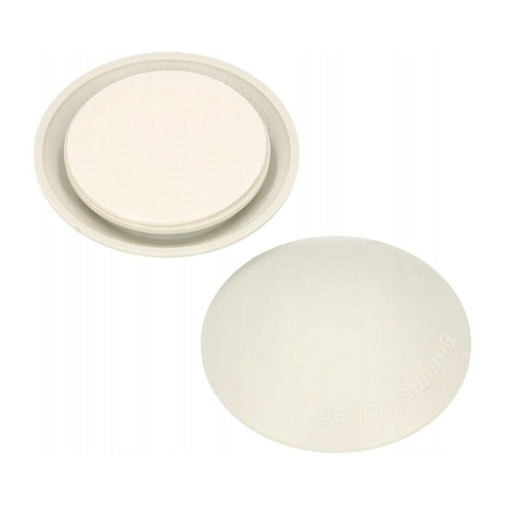 Soladirect Grey Door Stopper Silicone Wall Protectors Self Adhesive Door Handle Knob Bumper Guard Stopper Rubber Door Stops (, 60Mm)