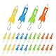 Wankd Mini Taschenlampe Schlüsselanhänger für Kinder 24 Stücke Raketen Mitbringsel Kindergeburtstag Rakete Kleinigkeiten als Geburtstag Mitgebsel Give Aways Tombola Preise Wundertüte Goodie Bag