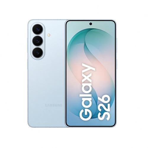Image of Samsung Galaxy S26 5G (Sky Blue, 12GB RAM, 512GB Storage), AI Phone, Photo Assist, Creative Studio, 50MP Camera with ProVisual Engine, Powerful Customized Processor and 4300mAh Battery