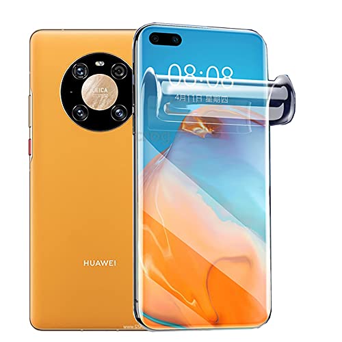 CUFEREDU 2 pz Flessibile Protezione Dello Schermo per Huawei Mate 40 Pro 4G 5G / Mate40 Pro+ Plus 6.76' 3D Idrogel Pellicola Trasparente TPU Impronte Digitali Sbloccato Non Vetro Temperato