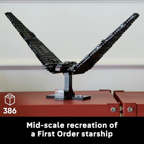 Image of LEGO Star Wars Kylo Ren's Command Shuttle, Buildable Starship Model Kit 75406 Building Blocks for 18+ Gift