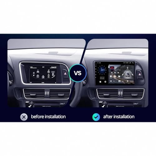 Navegación GPS 2 DIN para Audi Q5 con Android Auto, Carplay y pantalla de coche 2