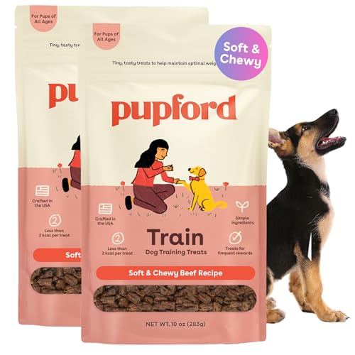 Image of Pupford Soft & Chewy Training Treats for Dogs & Puppies (Beef, 10 oz x2)