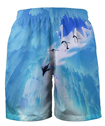 Hgvoetty 3D Printed Shorts for Men Cool Casual Swim Trunks Colorful Beach Board Shorts with Pockets2