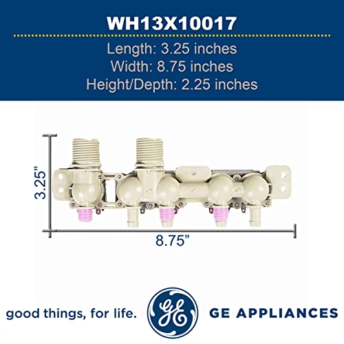 Ge Wh13X10017 Genuine Oem Water Inlet Valve For Ge Washing Machines #TOP3