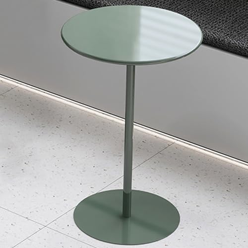 SZITW Mesa Redonda de Bar para Cocina o salón. Ahorra Espacio. Mesa Alta de Bar o Comedor Tipo Pub. Fabricada en Hierro Verde. Ideal para café, té y reuniones Informales. Medidas: 60 x 60 x 72 cm.