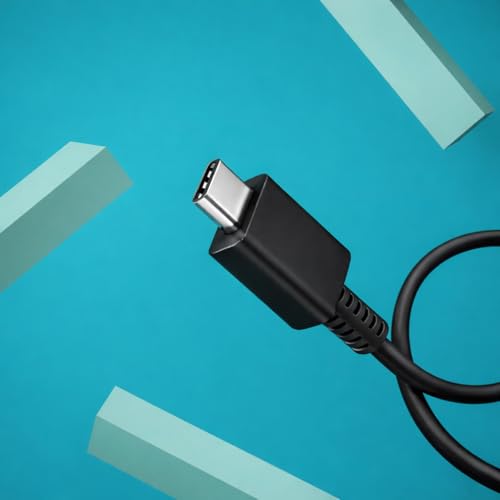 Image of Original 45W Type-C to Type-C TurboPower Cable (1.8M) High Speed Data Transfer Compatible with Samsung Galaxy M35 /M15 /F15 /A15 /A14 /M14 /F34 /A34 /S21 Fe /S22 /S23 /S24 /S25 /FE /Plus /Ultra- Black