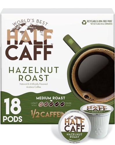 World's Best Half Caff Hazelnut Coffee Pods...