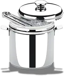 Balde Termico com Pinça Savoy, Brinox, Aço Inox, 1.5L