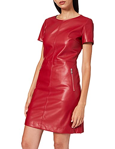 Preisvergleich Produktbild HUGO Damen Kallena Lässiges Business-Kleid, Dark Red601, 40