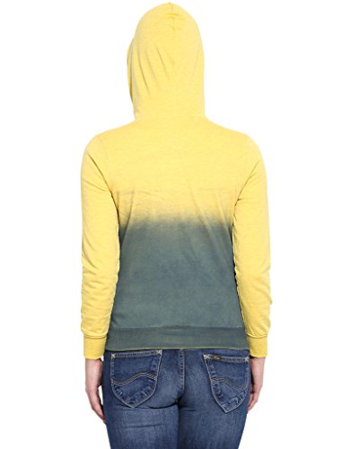 Image of Campus Sutra Women cotton Premium Zipper Hoodie-Grey