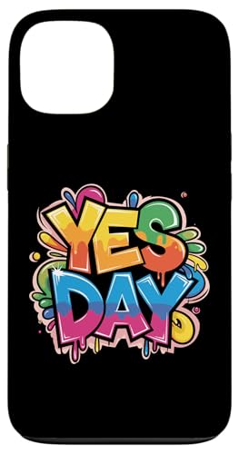 Yes Day カラフル スプラッシュ 大胆な表現 スマホケース iPhone 13 用
