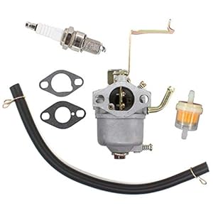AISEN Carburettor Fuel Filter Spark Plug for Matrix D-PG1000 Scheppach SG950 Einhell PT-BG 850 Power Generator
