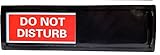 Do Not Disturb Sign, Black (Do Not Disturb, Hotel Sign, Do Not Disturb Hanger, Welcome Sign, Do Not Disturb Door Sign)