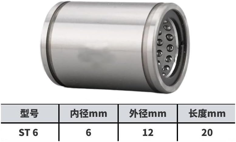 1pc Linear Motion Ball Bearing ST6/8/10/12/13/16/20/25/30/35/40/50/60/80/100 B Linear Bushing Linear Shaft(ST 60 B)