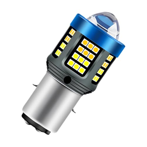 Bombillas LED Para Faros - Faro Delantero de Aleación de Aluminio Brillante con Doble Función | Lámpara Para Moto - Para Scooter Cuatrimoto Moto De Cross Viaje Off Road Ciudad Trails Crucero Pista