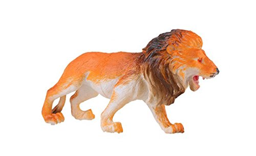 Lchen Safari Animals Figures, 4" Zoo Safari Plastic Figurine Model Decoration With Tiger Leopard Lion Giraffe Zebra Elephant (Pack Of 6) #TOP2