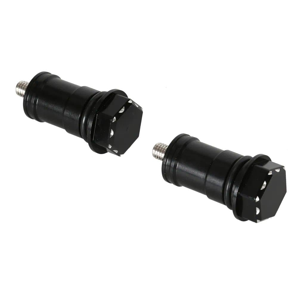 Monkey125 - Bullone esagonale CNC compatibile con Monkey 125 2018-2025, gancio in alluminio per moto, viti per sedile, coperchio del telaio, copertura decorativa (nero)
