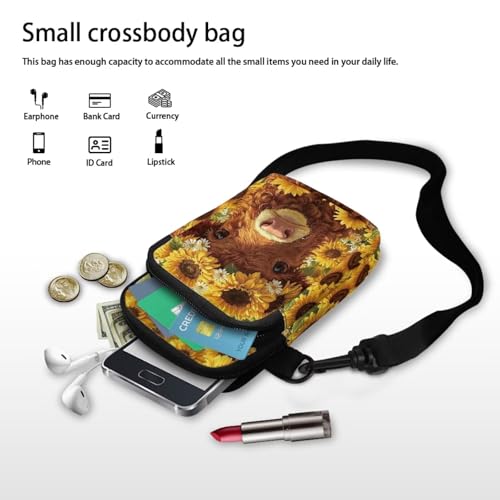 Image of Lightweight Small Crossbody Bags Cell Phone Purses Travel Pouch Shoulder Bag for Women