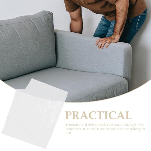 Housse de canapé pliable en plastique transparent pour déménagement - 6