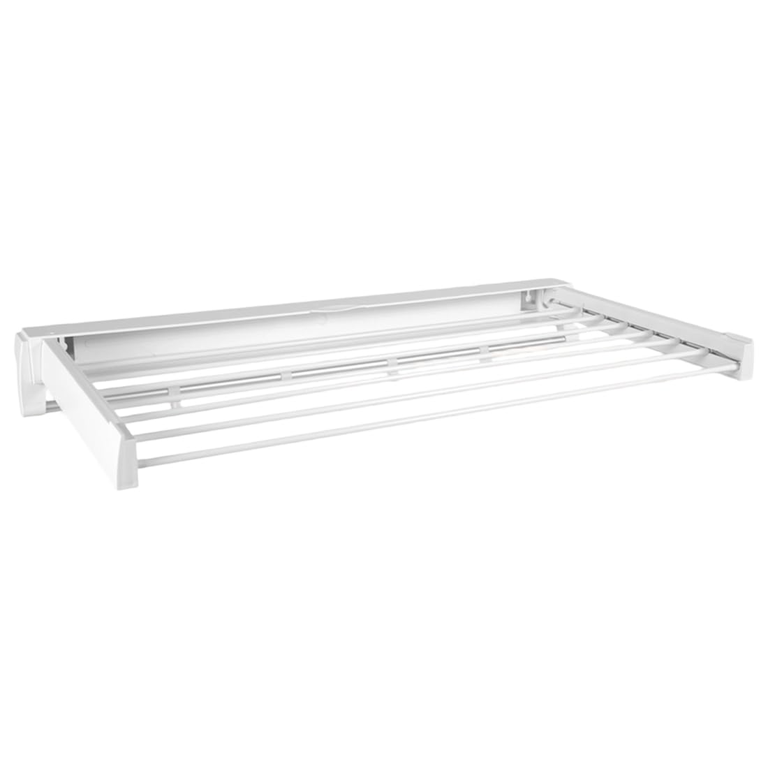 Hndhbfgrt Folding Drying Rack,Clothes Laundry Drying Rack,White Wall Mounted Hanger 7 Drying Rods