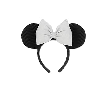 Disney ミニーちゃん大リボンカチューシャ白黒2個セット Disney】ミニーちゃん ポルカドット カチューシャ | M in M
