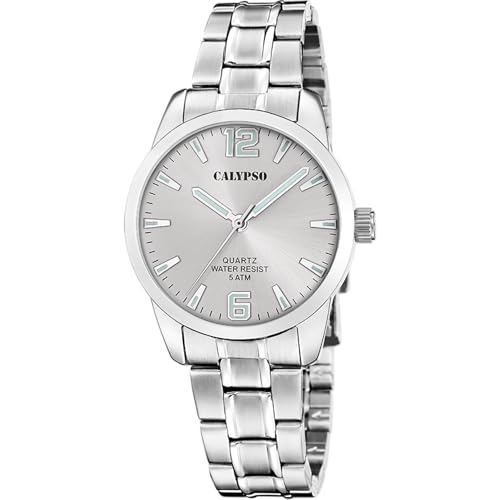 Calypso montre femme analogique quartz acier inoxydable argenté K5867/2