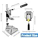 Präzisions-Bohrständer mit Verstellbarer Höhe und Flachbackenzange, Standbohrmaschine, Ständerbohrmaschine, Bohrmaschinenständer, Bohrständer Ständer für Bohrmaschine, für Exaktes Bohren