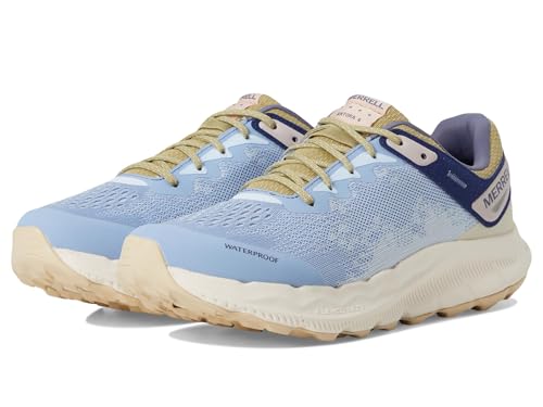 Merrell Women's Antora 4 Wp Sneaker, Seaway/Chalk, 10