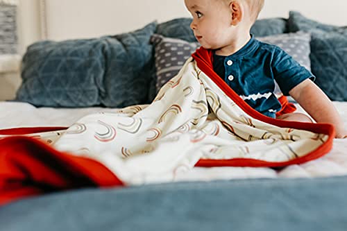 Image of Large Premium Knit Baby 3 Layer Stretchy Quilt Blanket Kona by Copper Pearl