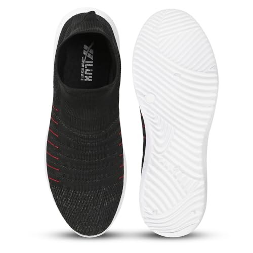 Image of XENIX Light Weight Breathable Knitted Men Socks /Slip-on Sports Shoes for Jogging & Cycling, Training |Premium Socks Sports Shoes|Eva Socks Knitted Running Shoes