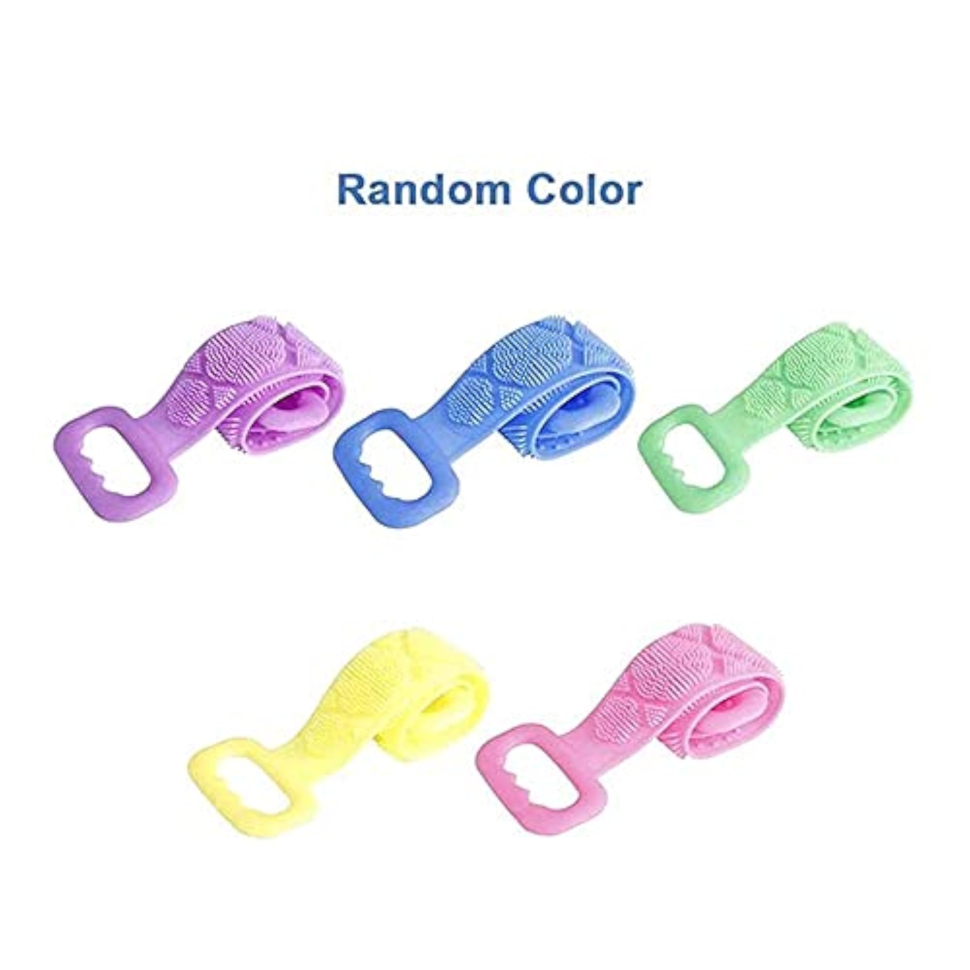 Silicone Back Scrubber Bath Brush for Dead Skin Removal